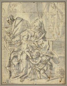 Sacra Famiglia con il giovane San Giovanni Battista da Gaspare Diziani