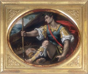 Capo con alloro che tiene una lancia, opera di Gaspare Venturini, conservata alla Galleria Estense di Modena da Gaspare Venturini