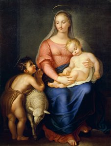Madonna col Bambino e San Giovanni Battista da Gaspero Martellini