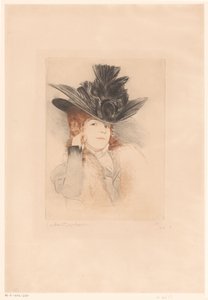 Ritratto di una dama sconosciuta con cappello