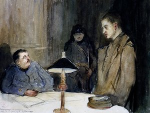 Interrogatorio di prigioniero tedesco da Gaston Hippolyte Boucart