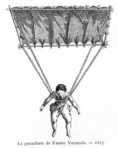 Il paracadute di Fauste Veranzio, 1617, 1887