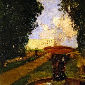 Scena di giardino da Gaston de la Touche