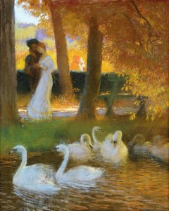 Amanti e cigni; La passeggiata autunnale; Les Amants et les Cygnes; La Promenade d