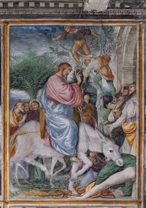 Dettaglio di "Cristo entra a Gerusalemme", da "La vita e la Passione di Cristo"