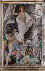 Resurrezione di Cristo (dettaglio) da Gaudenzio Ferrari