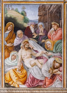 Compianto della Vergine sul Cristo morto (dettaglio)