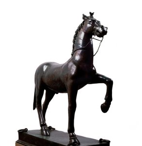 Cavallo votivo in bronzo (scultura, c. 50 d.C.) da Gaulish Gaulish