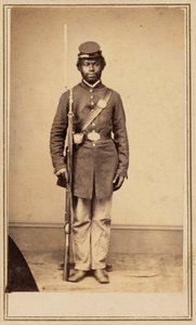 Christopher Anderson, Priv. Co. F. 108 U.S.C.T." 1865 (foto) da Gayford & Speidel