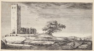 La vecchia chiesa di Muiderberg da Geertruyt Roghman