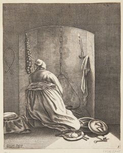 Una donna che cucina
