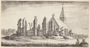 La chiesa di Sloten da Geertruyt Roghman