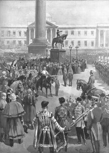 La fine della guerra di Crimea: La proclamazione della pace a Charing Cross, aprile 1856