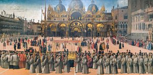 Processione in Piazza San Marco da Gentile Bellini
