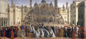 San Marco predica ad Alessandria, Egitto da Gentile and Giovanni Bellini