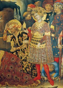 Adorazione dei Magi (dettaglio) da Gentile da Fabriano