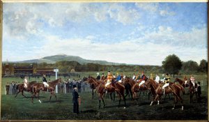 Partenza a Longchamp dato dal Barone Foy nel 1877 da Geo Arnull