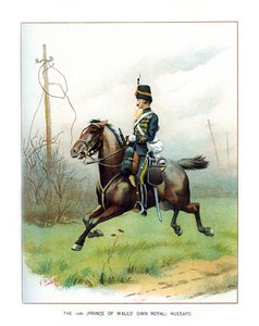 Il 10° Principe del Galles Reale Ussari, c1890 da Geoffrey Douglas Giles