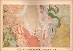 Atlante geologico e geografico del Colorado e di porzioni di territorio adiacente da Geological And Geographical Survey Of The Territories