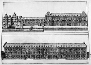 Progetto di castello, 1664 da Georg Andreas Bockler