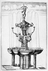 Progetto di fontana, 1664 da Georg Andreas Bockler