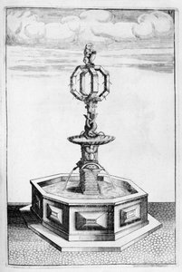 Progetto di fontana, 1664 da Georg Andreas Bockler