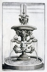 Progetto di fontana da Georg Andreas Bockler