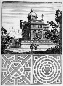 Progetto di casa e giardino, 1664 da Georg Andreas Bockler