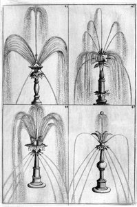 Progetto di fontana ornamentale, 1664 da Georg Andreas Bockler