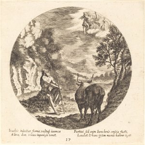 Giove che Trasforma Io in una Mucca da Georg Andreas Wolfgang the Elder