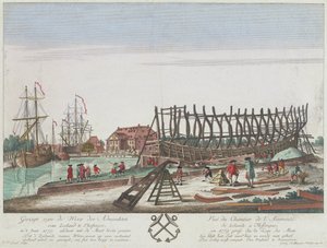 Veduta del cantiere navale dell