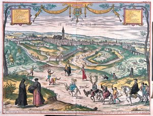 Seviglia, Spagna - in "Civitates Orbis Terrarum" di Georg Braun, Colonia 1617
