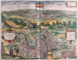 Verona, Italia - in "Civitates Orbis Terrarum" di6 Georg Braun, Colonia 1617