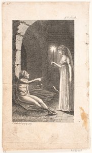 Illustrazione con scena di prigione da Georg Christian Schule