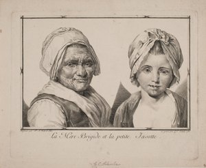 La madre Brigide e la piccola Javotte da Georg Christian Schule