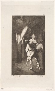 Vignetta del titolo per Smollett "Le avventure di Peregrine Pickle" da Georg Christian Schule