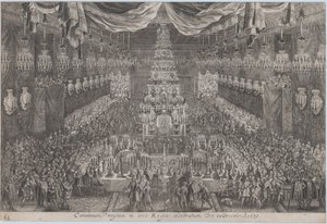 Incoronazione di Carlo XI, Stoccolma, 20 dicembre 1672 da Georg Christoph Eimmart