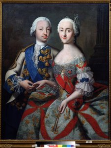 Ritratto del granduca Pietro Feodorovich (che diventerà Pietro III di Russia)
