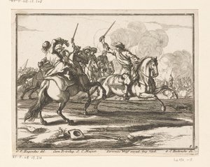 Combattimento di cavalieri da Georg Conrad Bodenehr
