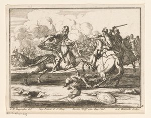 Combattimento di cavalieri contro Ottomani