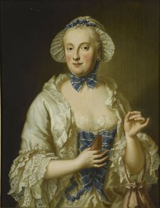 Francese: Marie-Anne-Sophie de Saxe, princesse électrice de Bavière (1728-1797) Ritratto di Maria Anna Sofia di Sassonia, Elettrice di Baviera (1728-1797) da Georg Desmarees