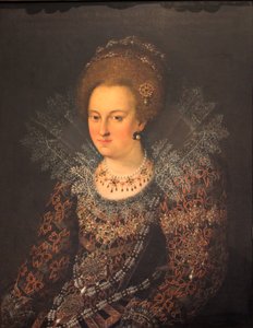 Tedesco: Ritratto di Barbara Sophia von Brandenburg Ritratto di Barbara Sophie di Brandeburgo da Georg Donauer