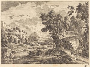 Paesaggio con un Ponte e Tre Edifici Agricoli da Georg Eisenmann