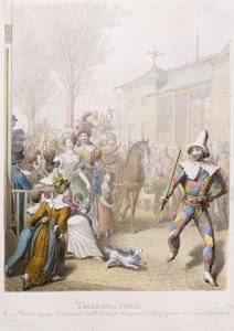 Mardi-Gras, Boulevard des Italiens