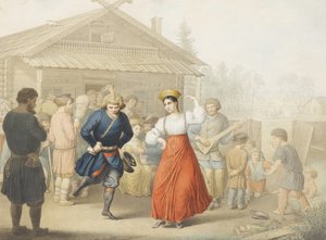 Festa fuori da una taverna