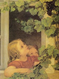 Bambini alla finestra da Georg Friedrich Kersting