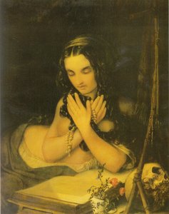 Tedesco:  Maria Maddalena Penitente Maria Magadalena da Georg Friedrich Kersting