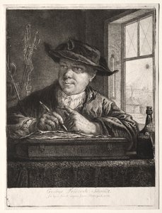 Autoritratto da Georg Friedrich Schmidt