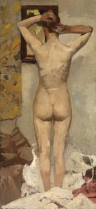 Nudo in piedi da Georg Hendrik Breitner