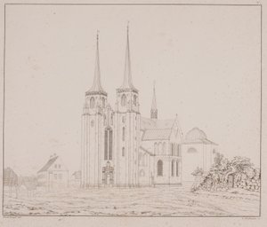 Danese: la cattedrale di Roskilde vista da sud-ovest da Georg Hoffmann